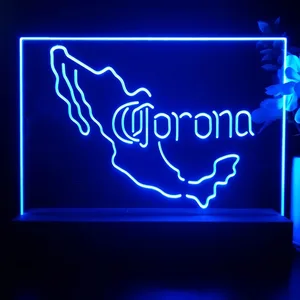 Corona Extra Mexico Map LED Desk Light