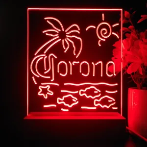 Corona Extra Palm Tree LED Desk Light