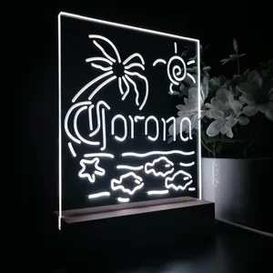 Corona Extra Palm Tree LED Desk Light