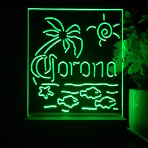 Corona Extra Palm Tree LED Desk Light