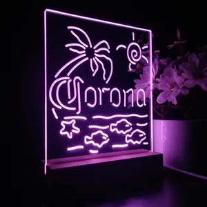 Corona Extra Palm Tree LED Desk Light
