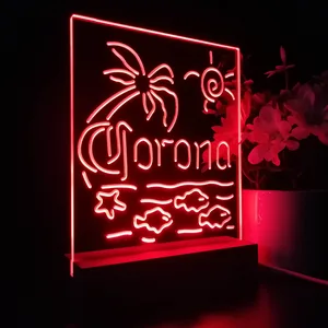 Corona Extra Palm Tree LED Desk Light
