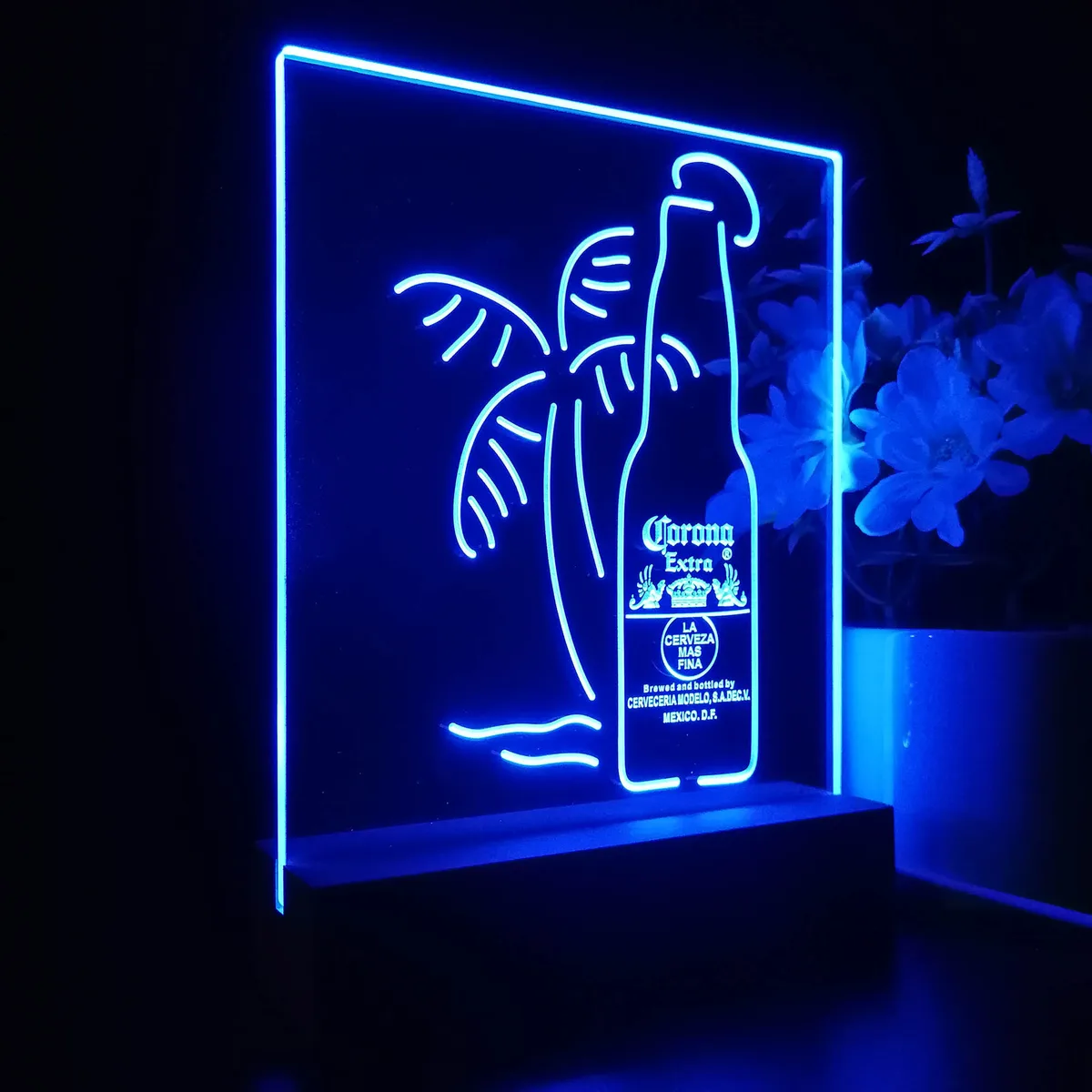 Corona Extra Tropical Bottle LED Desk Light
