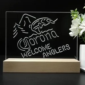 Corona Fishing Welcome Anglers LED Desk Light