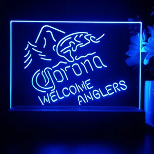 Corona Fishing Welcome Anglers LED Desk Light