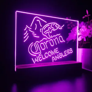 Corona Fishing Welcome Anglers LED Desk Light