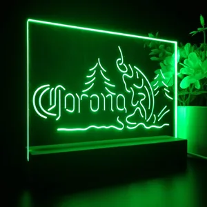 Corona Lake Trout Fishing LED Desk Light