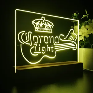 Corona Light Guitar LED Desk Light