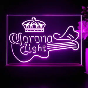 Corona Light Guitar LED Desk Light
