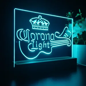 Corona Light Guitar LED Desk Light