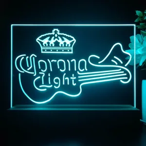 Corona Light Guitar LED Desk Light