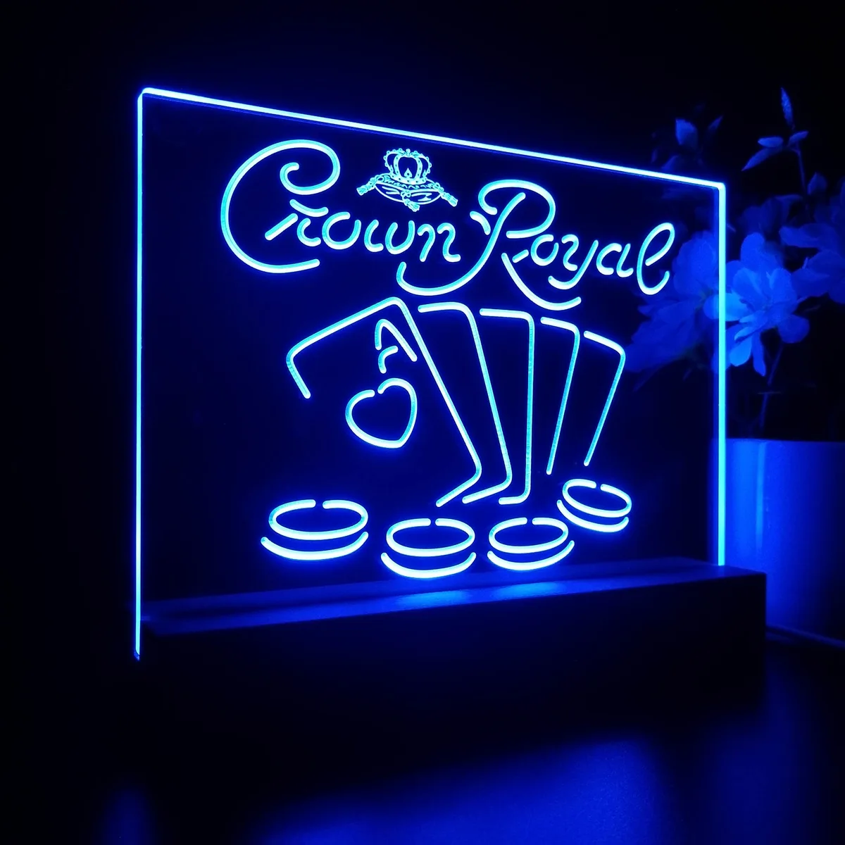 Crown Royal Cards LED Desk Light