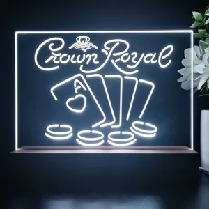 Crown Royal Cards LED Desk Light