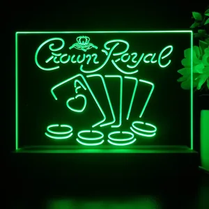 Crown Royal Cards LED Desk Light