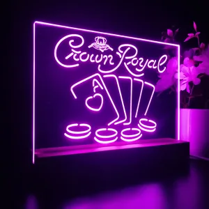 Crown Royal Cards LED Desk Light