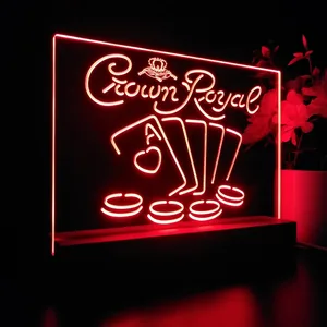 Crown Royal Cards LED Desk Light