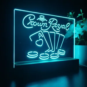 Crown Royal Cards LED Desk Light