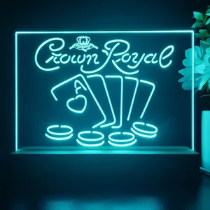 Crown Royal Cards LED Desk Light