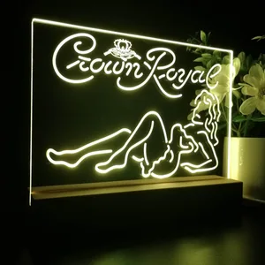 Crown Royal Girl 1 LED Desk Light
