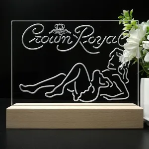 Crown Royal Girl 1 LED Desk Light
