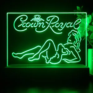 Crown Royal Girl 1 LED Desk Light
