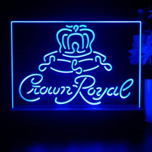 Crown Royal Logo 1 LED Desk Light