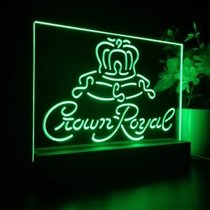 Crown Royal Logo 1 LED Desk Light