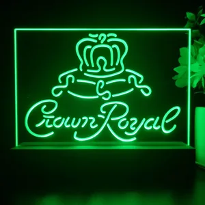 Crown Royal Logo 1 LED Desk Light