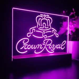 Crown Royal Logo 1 LED Desk Light