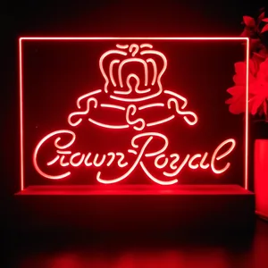Crown Royal Logo 1 LED Desk Light