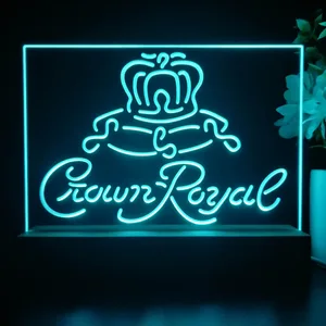 Crown Royal Logo 1 LED Desk Light