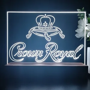 Crown Royal Logo 3 LED Desk Light