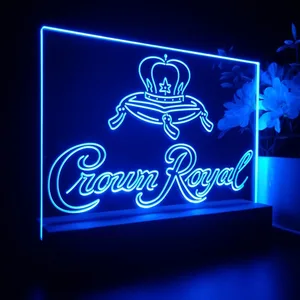 Crown Royal Logo 3 LED Desk Light