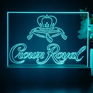 Crown Royal Logo 3 LED Desk Light