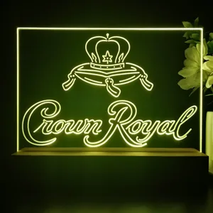 Crown Royal Logo 3 LED Desk Light