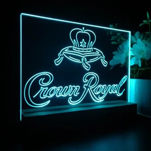 Crown Royal Logo 3 LED Desk Light