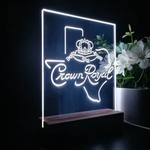 Crown Royal Texas Map LED Desk Light