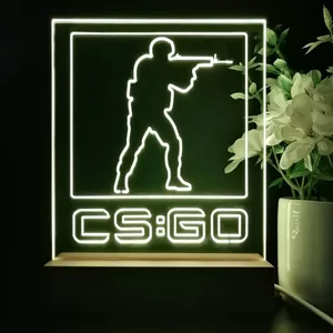 CS GO Shooter LED Desk Light