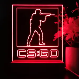 CS GO Shooter LED Desk Light