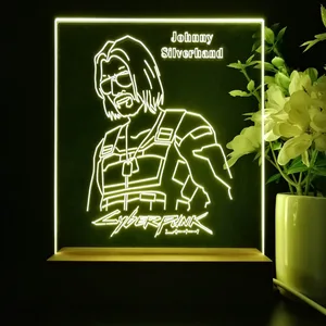 Cyberpunk 2077 Johnny Silverhand LED Desk Light