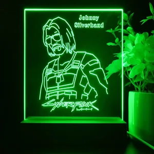 Cyberpunk 2077 Johnny Silverhand LED Desk Light