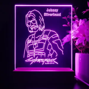 Cyberpunk 2077 Johnny Silverhand LED Desk Light