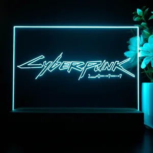 Cyberpunk 2077 Logo LED Desk Light