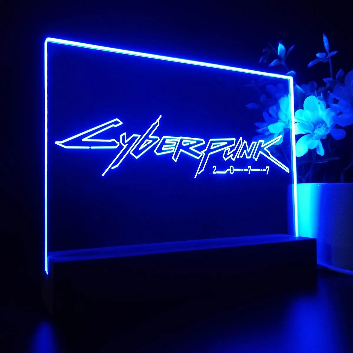 Cyberpunk 2077 Logo LED Desk Light