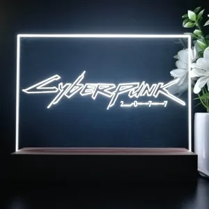 Cyberpunk 2077 Logo LED Desk Light