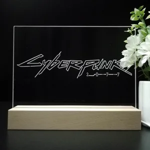 Cyberpunk 2077 Logo LED Desk Light