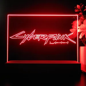 Cyberpunk 2077 Logo LED Desk Light
