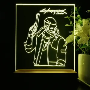 Cyberpunk 2077 Male V LED Desk Light