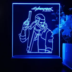 Cyberpunk 2077 Male V LED Desk Light