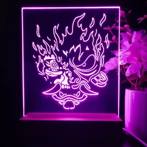 Cyberpunk 2077 Night City Samurai LED Desk Light